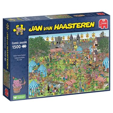 Jumbo jan van haasteren puzzel robin hood festival 1500 stukjes