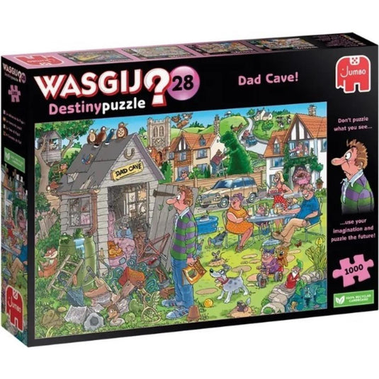 Jumbo wasgij destiny 28 legpuzzel - de mancave van pa, 1000st.