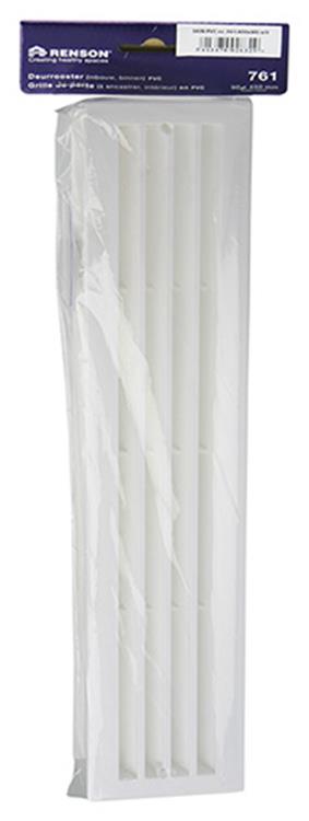 Afbeelding laden in galerijviewer, Renson 1006387 - deurrooster 761 pvc ral 9010 450x90mm | 2 stuks
