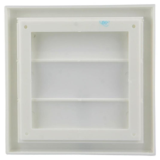 Renson 1006372 - dampkaprooster opbouw 733 pvc ral 9010 154x154mm | 2 stuks