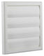 Renson 1006374 - dampkaprooster opbouw 733 pvc ral 9010 187x187mm | 2 stuks