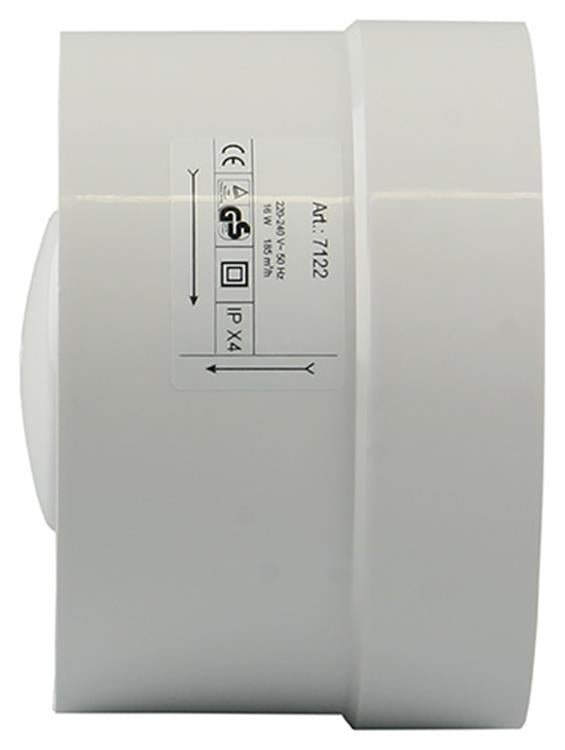 Load image into Gallery viewer, Renson 1006443 - kanaalventilator standaard 7122 wit ø 125 | 2 stuks
