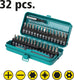 Wolfcraft - micro bitjes set - precisie schroevendraaierset - 32 delig - incl. bithouder en schroevendraaier - 1388000