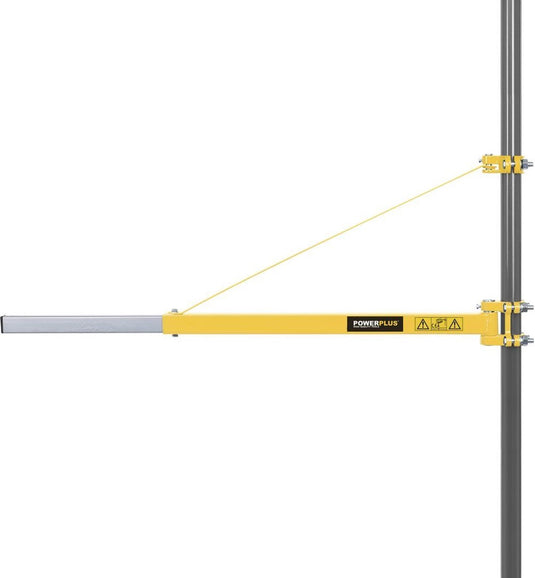 Powerplus powx910 zwenkarm voor takel - max. 600kg (750mm) - max. 300kg (1100mm)