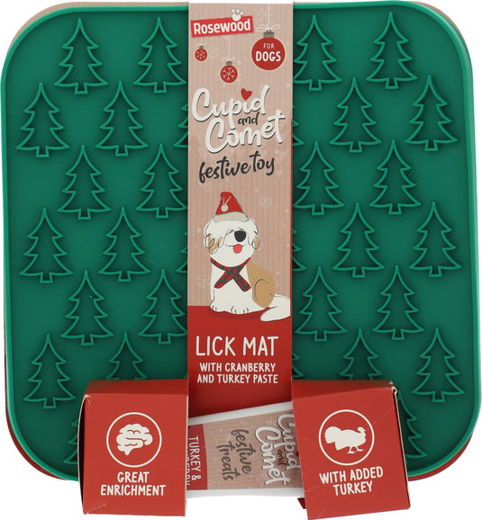 Rosewood cupid comet – likmat met kalkoen cranberrypasta – kerstboom vorm – mentale stimulatie traktatie – voor honden