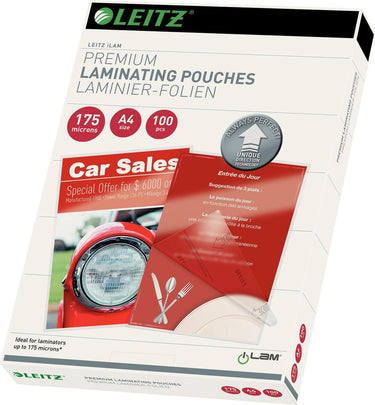Leitz ilam udt - lamineerhoezen a4 - 175 micron - 100 stuks