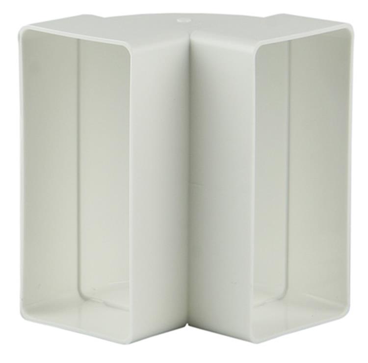 Load image into Gallery viewer, Renson 1006403 - pvc hoekverbinding vert.90° 7015 wit 110x55mm | 3 stuks
