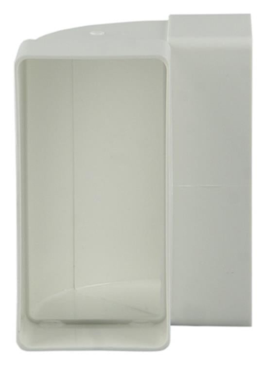Load image into Gallery viewer, Renson 1006403 - pvc hoekverbinding vert.90° 7015 wit 110x55mm | 3 stuks
