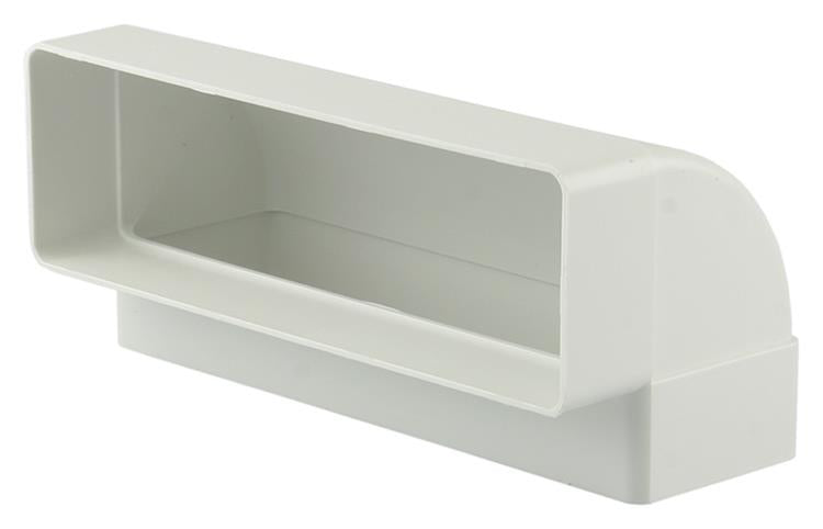 Load image into Gallery viewer, Renson 1006404 - pvc hoekverbinding vert.90° 7015 wit 204x60mm | 3 stuks
