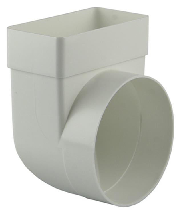 Load image into Gallery viewer, Renson 1006407 - pvc hoekverbinding rechth rond90° 7017 wit ø 100 | 3 stuks
