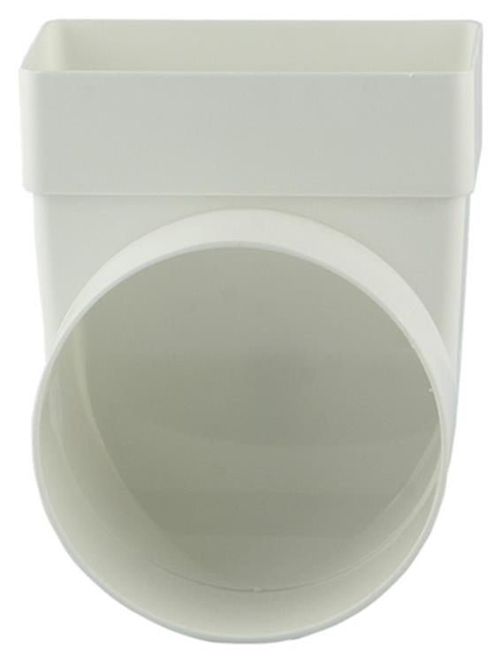 Load image into Gallery viewer, Renson 1006407 - pvc hoekverbinding rechth rond90° 7017 wit ø 100 | 3 stuks

