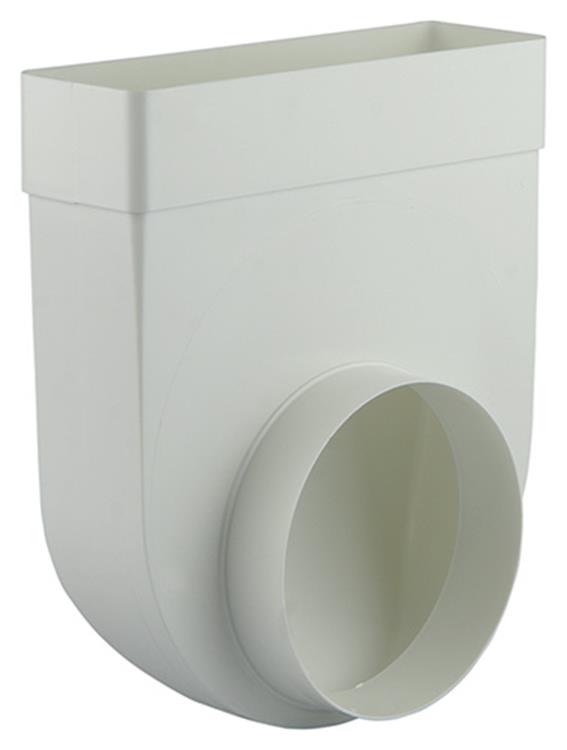 Load image into Gallery viewer, Renson 1006408 - pvc hoekverbinding rechth rond90° 7017 wit ø 125 | 3 stuks
