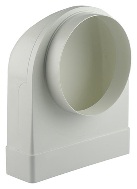 Load image into Gallery viewer, Renson 1006409 - pvc hoekverbinding rechth rond90° 7017 wit ø 150 | 3 stuks
