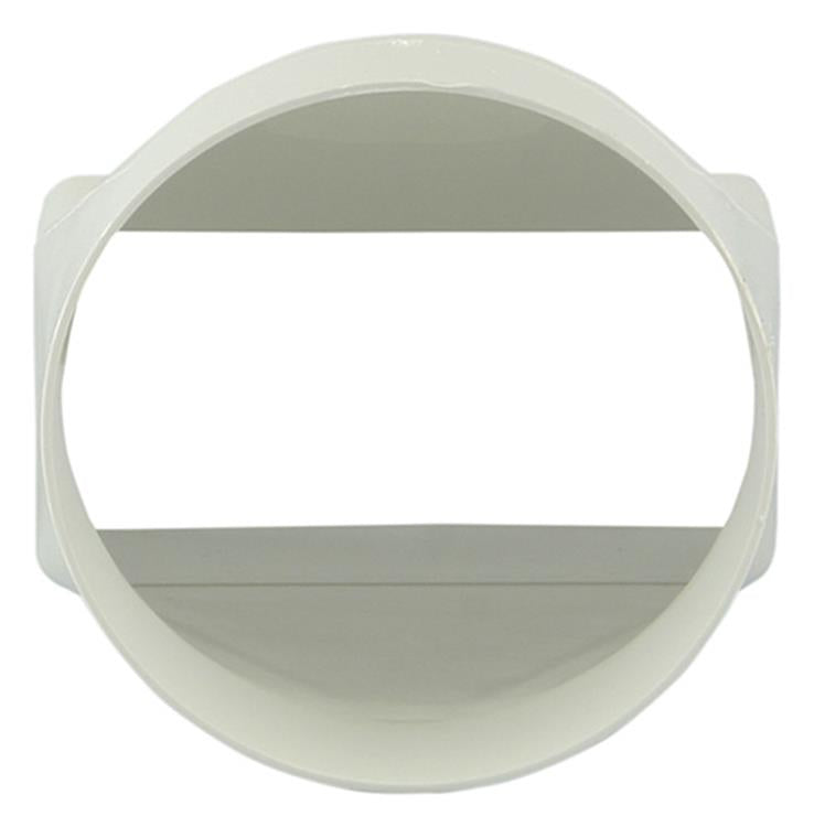 Load image into Gallery viewer, Renson 1006410 - pvc verbindingsstuk rond rechth. 7021 wit ø 100 | 2 stuks
