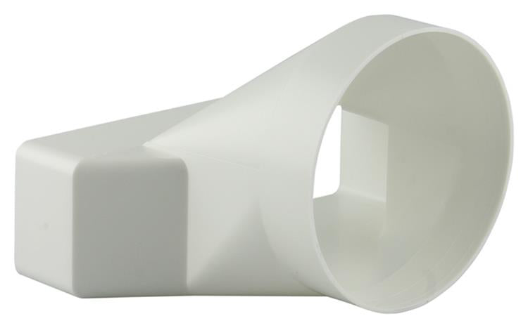 Load image into Gallery viewer, Renson 1006411 - pvc verbindingsstuk rond rechth. 7021 wit ø 125mm | 2 stuks
