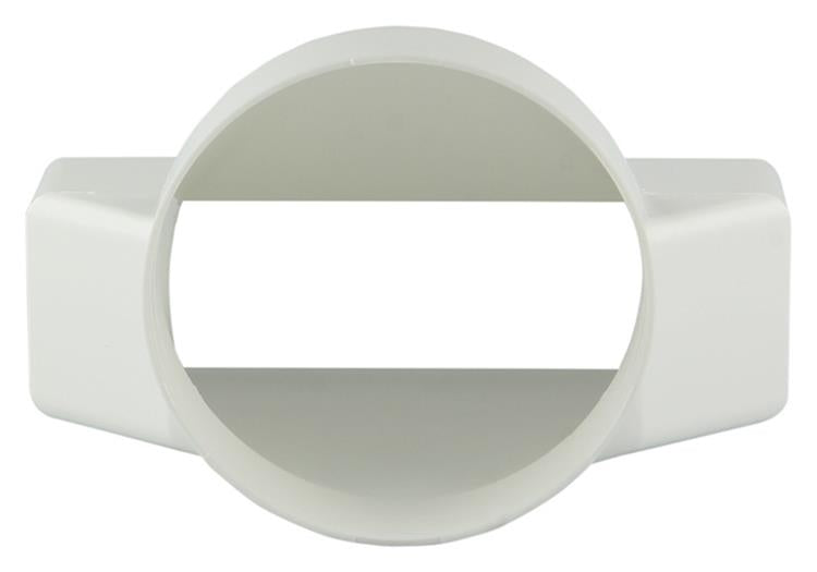 Load image into Gallery viewer, Renson 1006411 - pvc verbindingsstuk rond rechth. 7021 wit ø 125mm | 2 stuks
