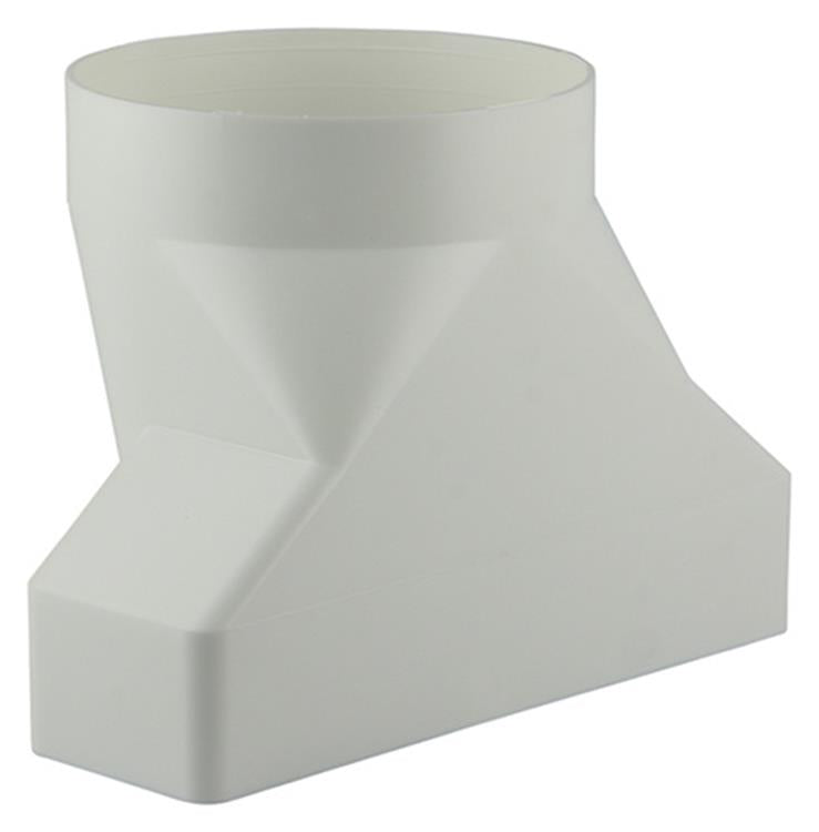 Load image into Gallery viewer, Renson 1006411 - pvc verbindingsstuk rond rechth. 7021 wit ø 125mm | 2 stuks
