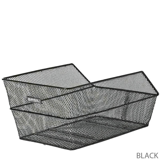 Basil fietsmand cento achtermand 24 x 38,5 x 11 cm - nude metallic