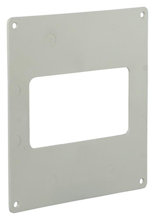 Renson 1006429 - set 2 st.pvc afdekplaten 7032 wit 110x55mm | 5 stuks