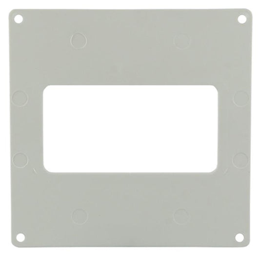 Renson 1006429 - set 2 st.pvc afdekplaten 7032 wit 110x55mm | 5 stuks