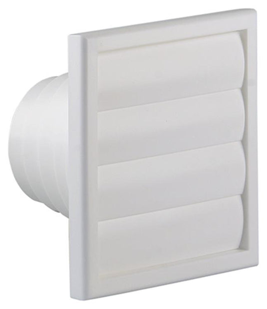 Renson 1006385 - dampkaprooster 4 klep 742 dia pvc ral 9010 ø100-130 | 2 stuks