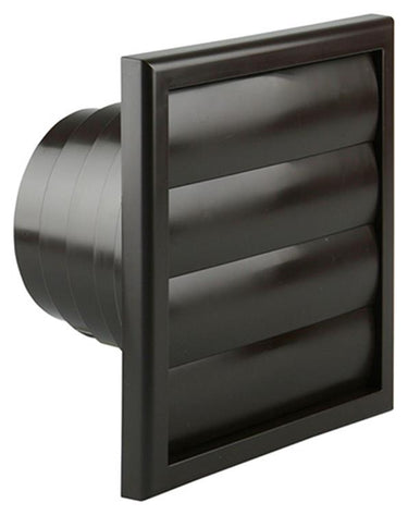Renson 1006386 - dampkaprooster 4 klep 742 dia pvc ral 8019 ø100-130 | 2 stuks