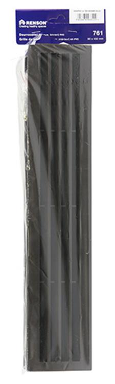 Load image into Gallery viewer, Renson 1006388 - deurrooster 761 pvc ral 8019 450x90mm | 2 stuks
