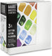 Liquitex 471020020 basics canvas set 3x 20×20 cm – 100 % katoenen canvas, ca. 280 g m², drievoudig geprimed, voor acryl olieverf