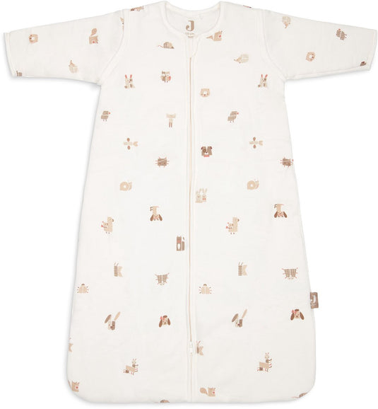 Jollein slaapzak baby met afristbare mouw 110cm - animal friends