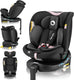 Lionelo navy i-size autostoel 40–150 cm – 360° draaibaar – easyturn – isofix stabilisatiepoot – achterwaarts tot 105 cm – verstelbare rugleuning – dri-seat ventilatie – r129 goedgekeurd – groep 0 1 2 3 – comfort veiligheid