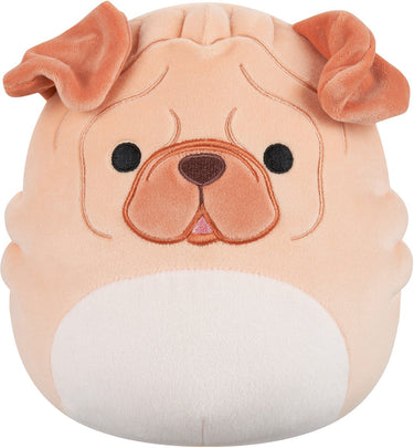 Squishmallows - morton - brown shar pei - 19cm pluche
