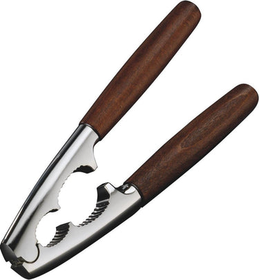 Westmark notenkraker, monopol edition, met houten handgrepen, lengte: 18,1 cm, zinkspuitgietwerk, estetico, zilver bruin, 16803311