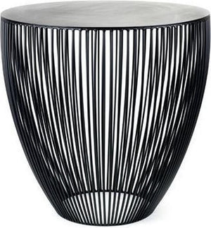 Serax - antonino sciortino metal sculptures - bijzettafel l - zwart - 50 ø