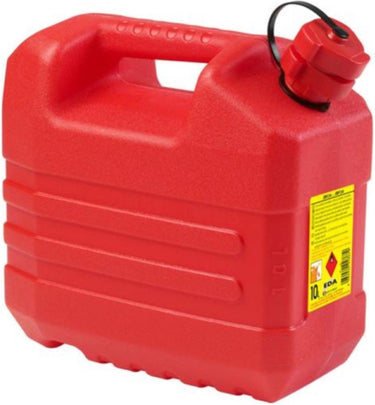 Eda benzine jerrycan - met tuit - 10 liter - rood