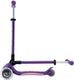 Globber 3-wiel step - primo foldable plus lights purple - paars - lichtgevende wielen - vouwbaar - in hoogte verstelbaar - vanaf 3 tot 9 jaar