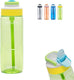 Kambukka lagoon drinkfles 750ml -playful garden met geïntegreerd rietje