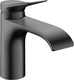 Hansgrohe vivenis ééngreeps wastafelkraan 80 coolstart zonder waste brushed black chrome