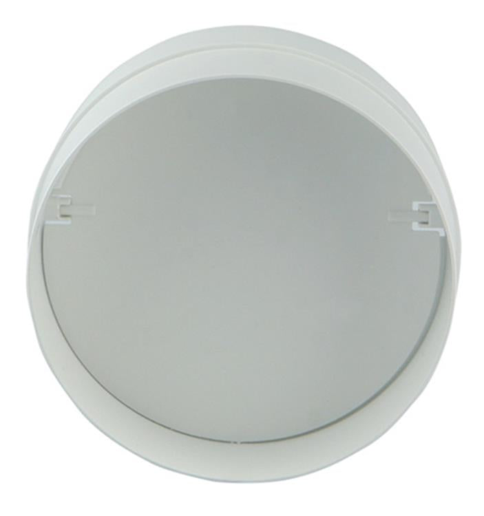 Load image into Gallery viewer, Renson 1006398 - pvc verbindingsstuk + terugslagklep 7007 wit ø 100 | 2 stuks
