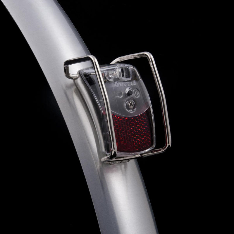 Load image into Gallery viewer, Spanninga achterlicht Pixeo Xb batterij spatbord chroom
