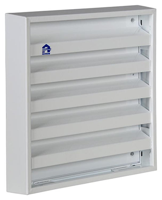 Renson 1013926 - opbouw muurrooster alu wit 431 165x165mm | 2 stuks