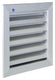Renson 1013881 - muurrooster 411 f1 200x200mm | 2 stuks