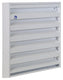 Renson 1014554 - opbouw muurrooster alu wit 431 225x225mm | 2 stuks