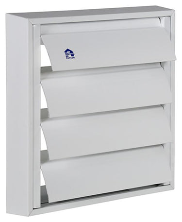 Renson 1013878 - lamellenrooster alu wit 433 173x173mm | 2 stuks