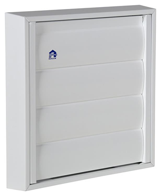 Load image into Gallery viewer, Renson 1013878 - lamellenrooster alu wit 433 173x173mm | 2 stuks
