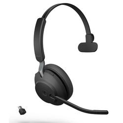 Headset jabra evolve2 65 mono zwart