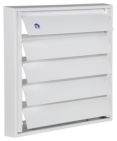 Renson 1013879 - lamellenrooster alu wit 433 210x210mm | 2 stuks