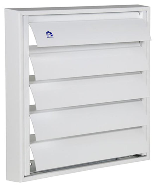 Renson 1013879 - lamellenrooster alu wit 433 210x210mm | 2 stuks
