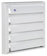 Renson 1013879 - lamellenrooster alu wit 433 210x210mm | 2 stuks