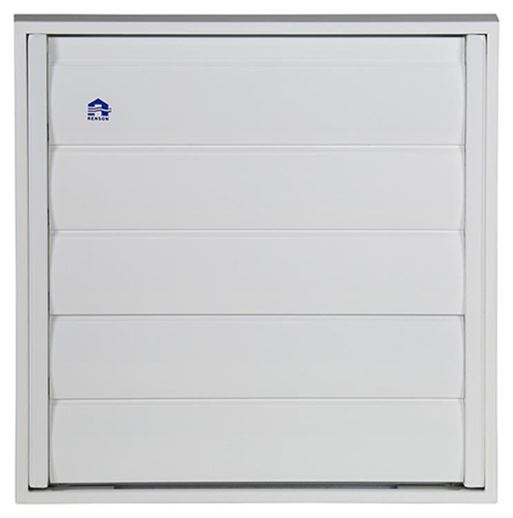 Load image into Gallery viewer, Renson 1013879 - lamellenrooster alu wit 433 210x210mm | 2 stuks
