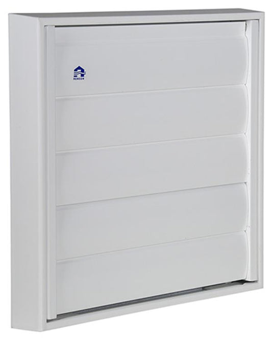 Renson 1013879 - lamellenrooster alu wit 433 210x210mm | 2 stuks